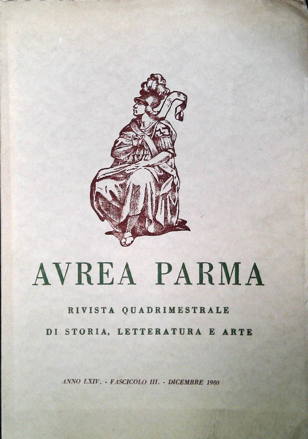 AUREA PARMA - DICEMBRE 1980