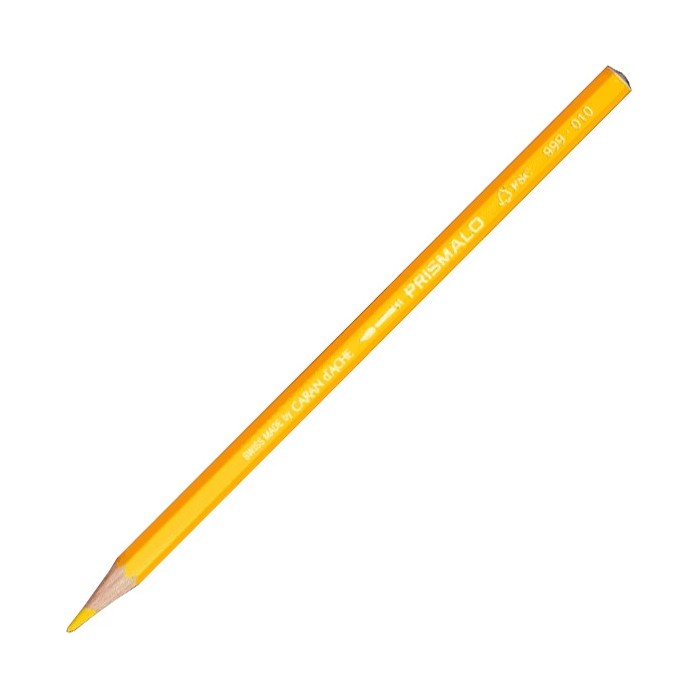 MATITA CARAN D'ACHE GIALLO PRISMALO 999-010 ACQUARELLABILE - 1 PEZZO