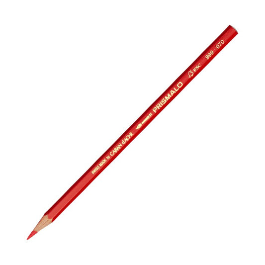 MATITA CARAN D'ACHE ROSSO SCARLATTO PRISMALO 999-070 ACQUARELLABILE - 1 PEZZO