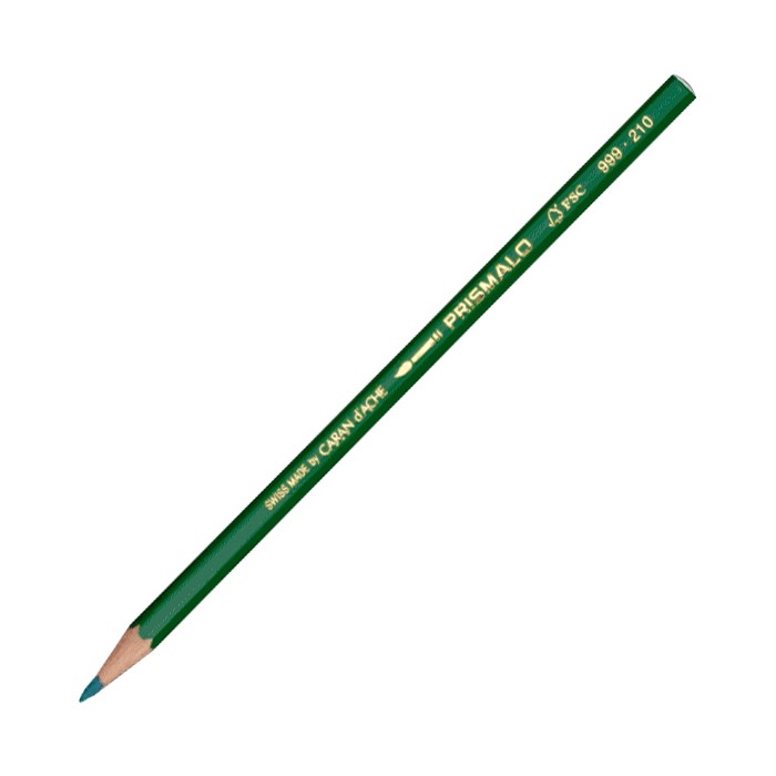 MATITA CARAN D'ACHE VERDE SMERALDO PRISMALO 999-210 ACQUARELLABILE - N. 1 PEZZO