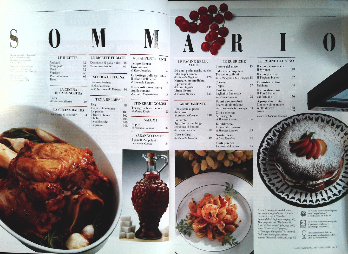 LA CUCINA ITALIANA SETTEMBRE 1995