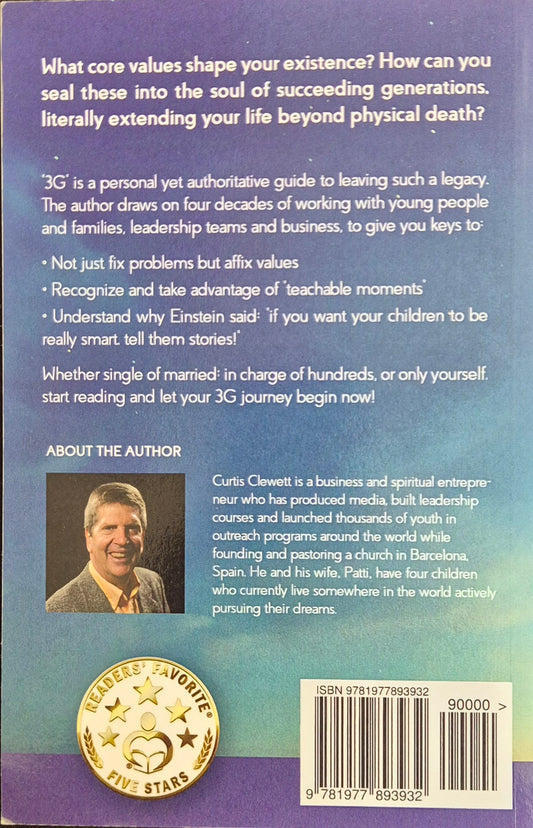 3G THE ART OF LIVING BEYOND YOU LIFE - CURTIS CLEWETT - ENGLISH TEXT
