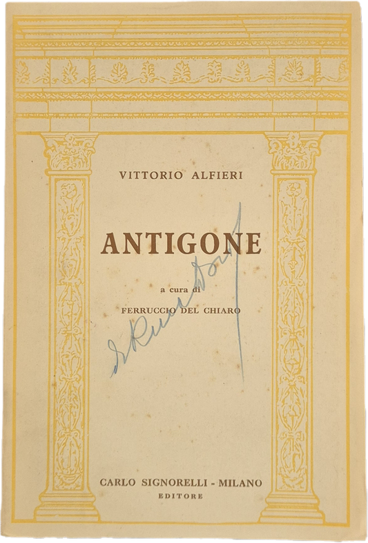 ANTIGONE - VITTORIO ALFIERI