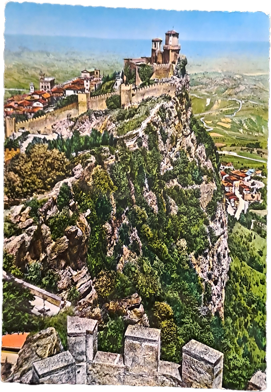 REPUBBLICA DI SAN MARINO - PANORAMA - VSD - FG - ACQUARELLLATA