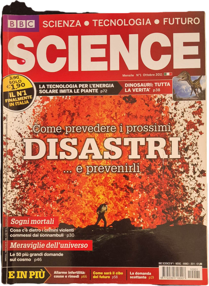 BBC SCIENCE - OTTOBRE 2011 - DISASTRI - OUTLET DEL LIBRO