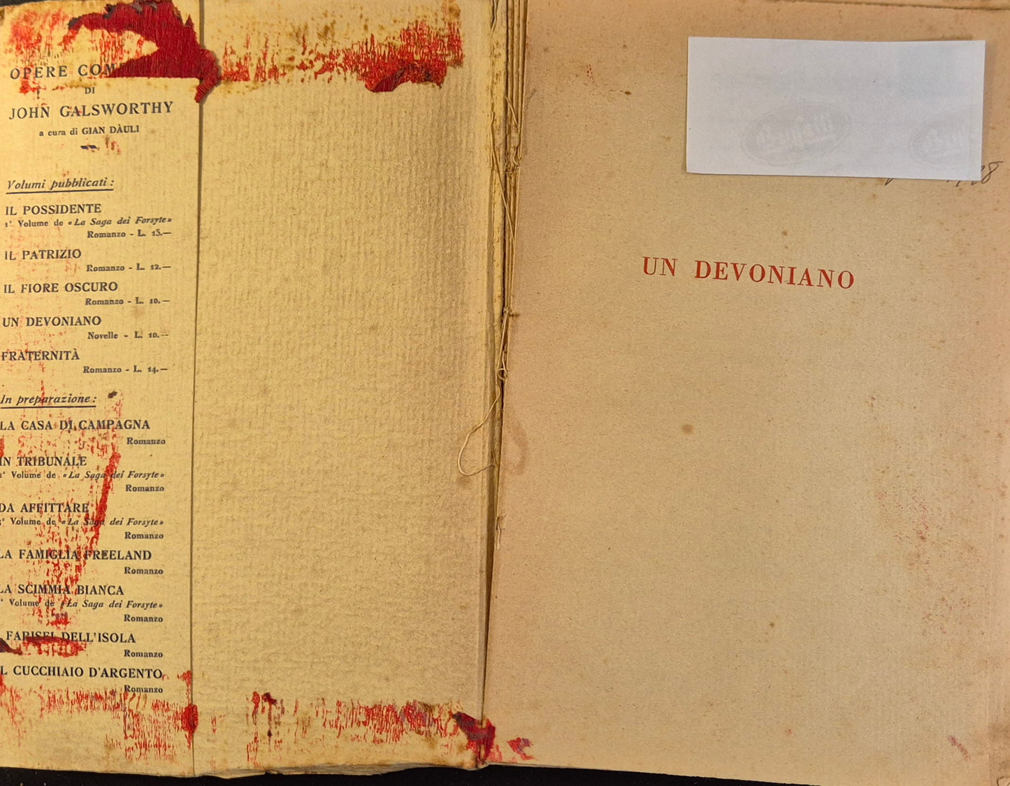 UN DEVONIANO - JOHN GALSWORTHY