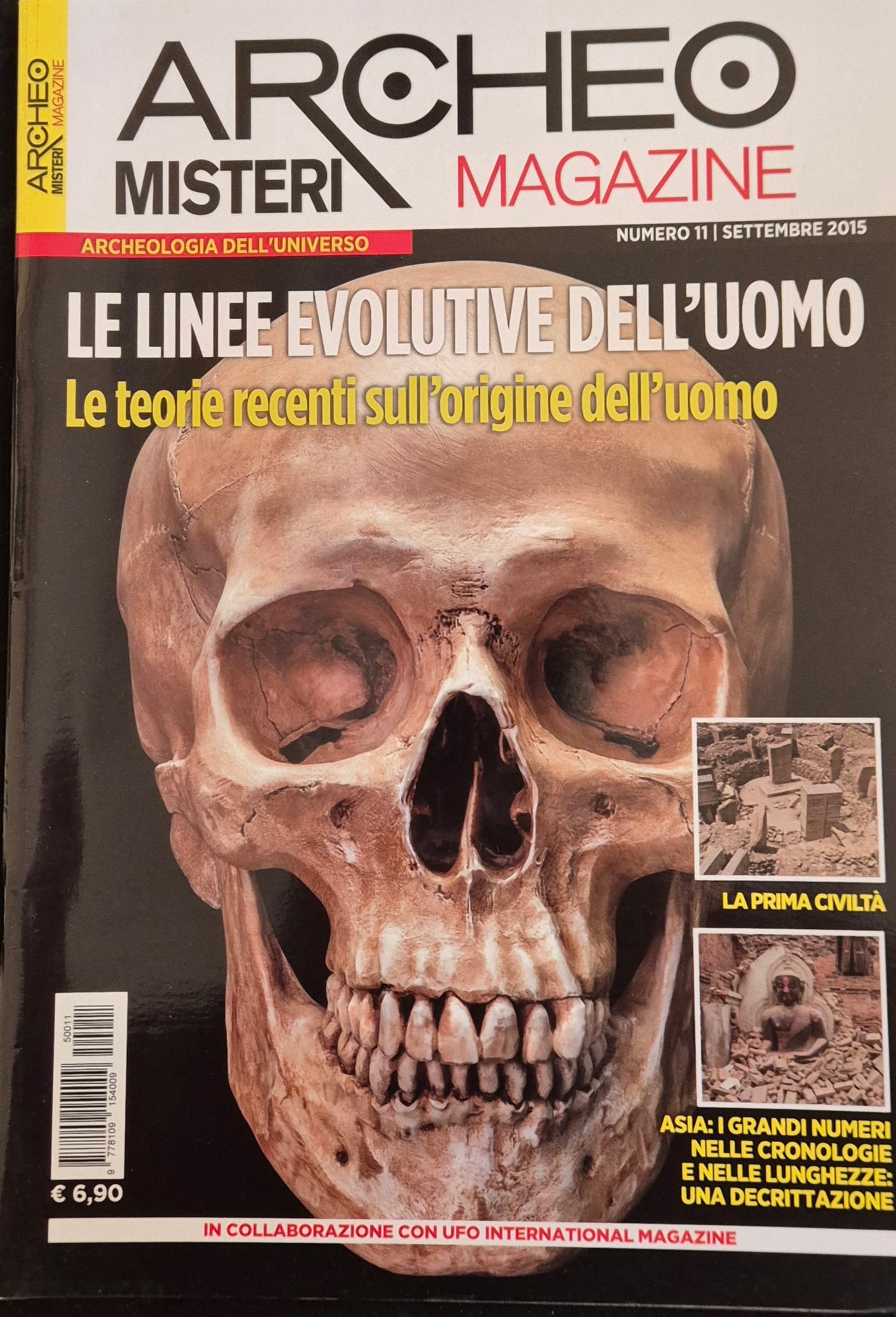 ARCHEO MISTERI MAGAZINE N. 11 - LE LINEE EVOLUTIVE DELL'UOMO