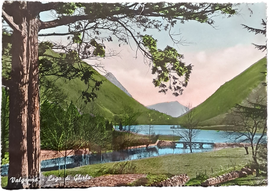 VALGANNA - LAGO DI GHIRLA - VSD - FG - ACQUARELLATA