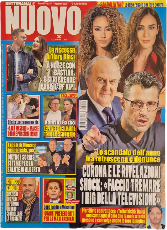 SETTIMANALE NUOVO 11 FEBBRAIO 2026  - CORONA-ILARY BLASI-GARKO-OUTLET DEL LIBRO