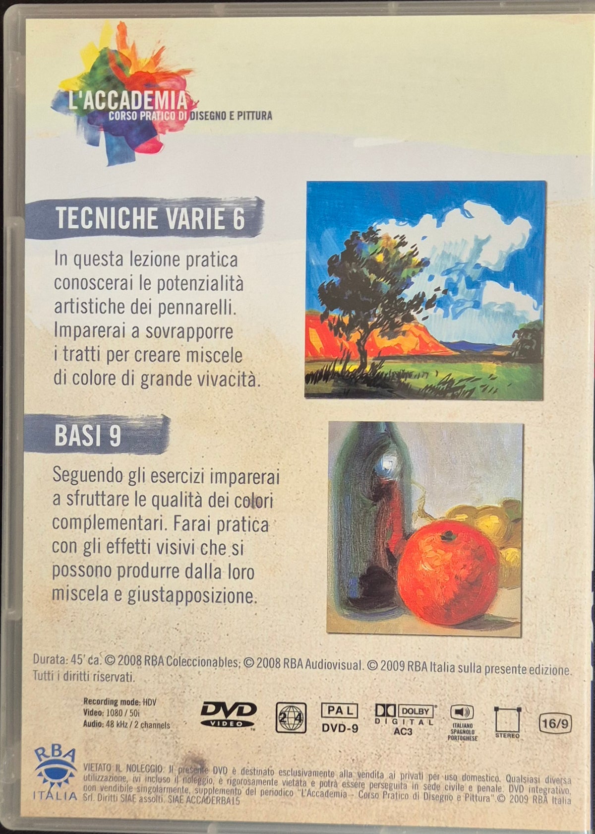 L'ACCADEMIA. CORSO PRATICO DI DISEGNO E PITTURA N. 15