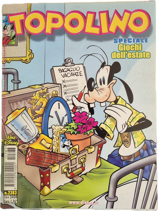 TOPOLINO N.2383 - 31 LUGLIO 2001