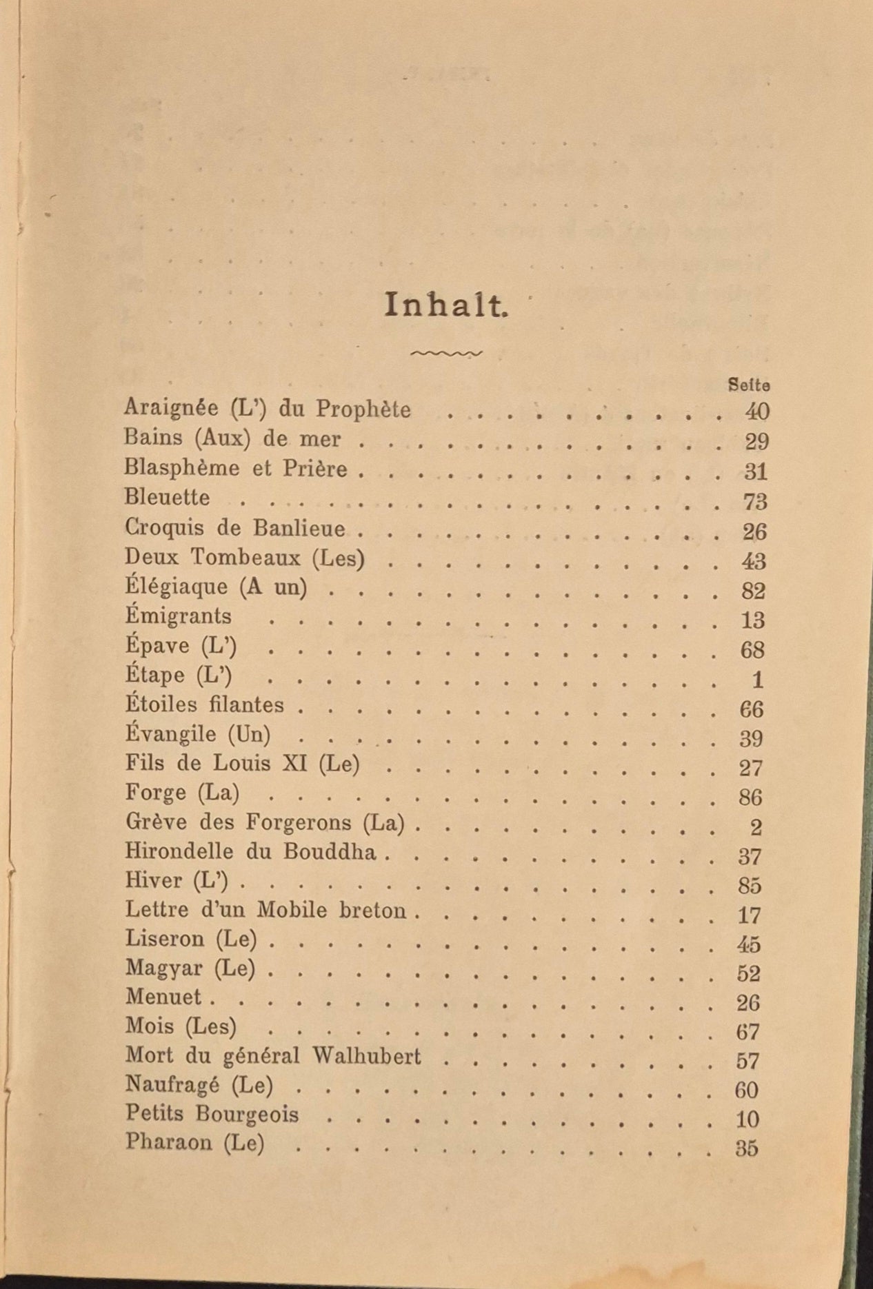 FRANCOIS COPPE' - AUSWAHL VON 40 GEDICHTEN - FRENCH TEXT