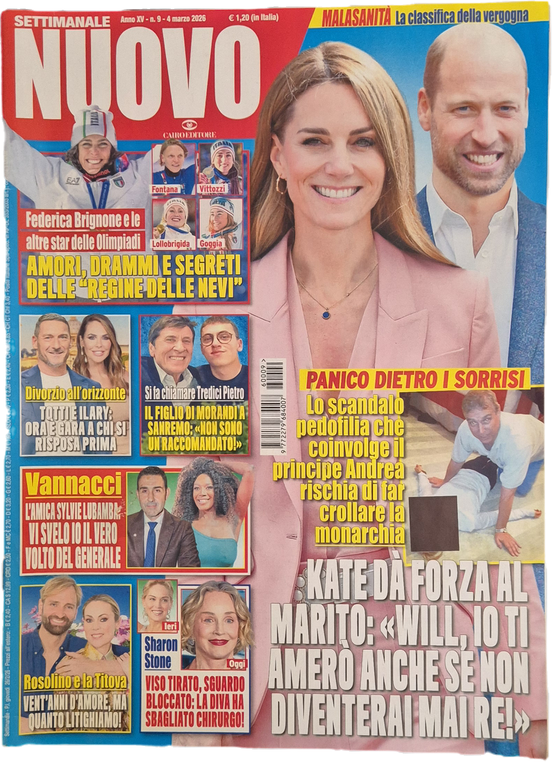 SETTIMANALE NUOVO 4 MARZO 2026 - KATE-BRIGNONE-MORANDI-ROSOLINO