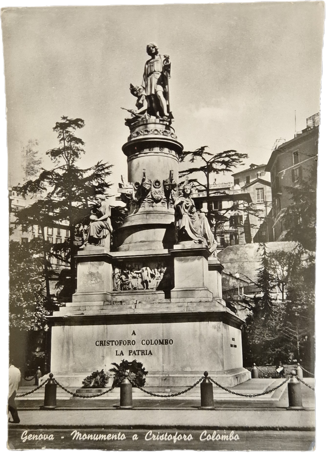 GENOVA - MONUMENTO A CRISTOFORO COLOMBO - V1961 - FG