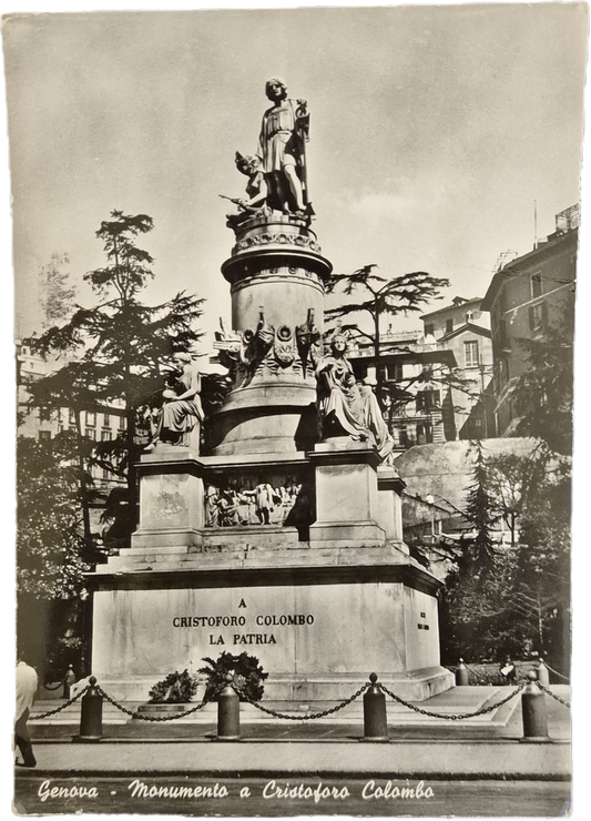GENOVA - MONUMENTO A CRISTOFORO COLOMBO - V1961 - FG