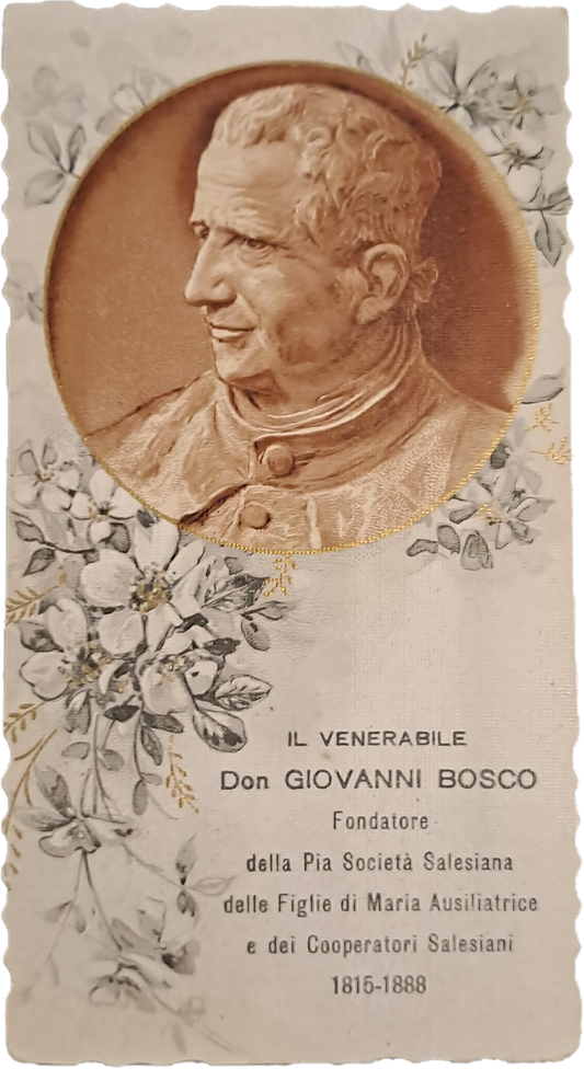 DON GIOVANNI BOSCO - HOLY CARD
