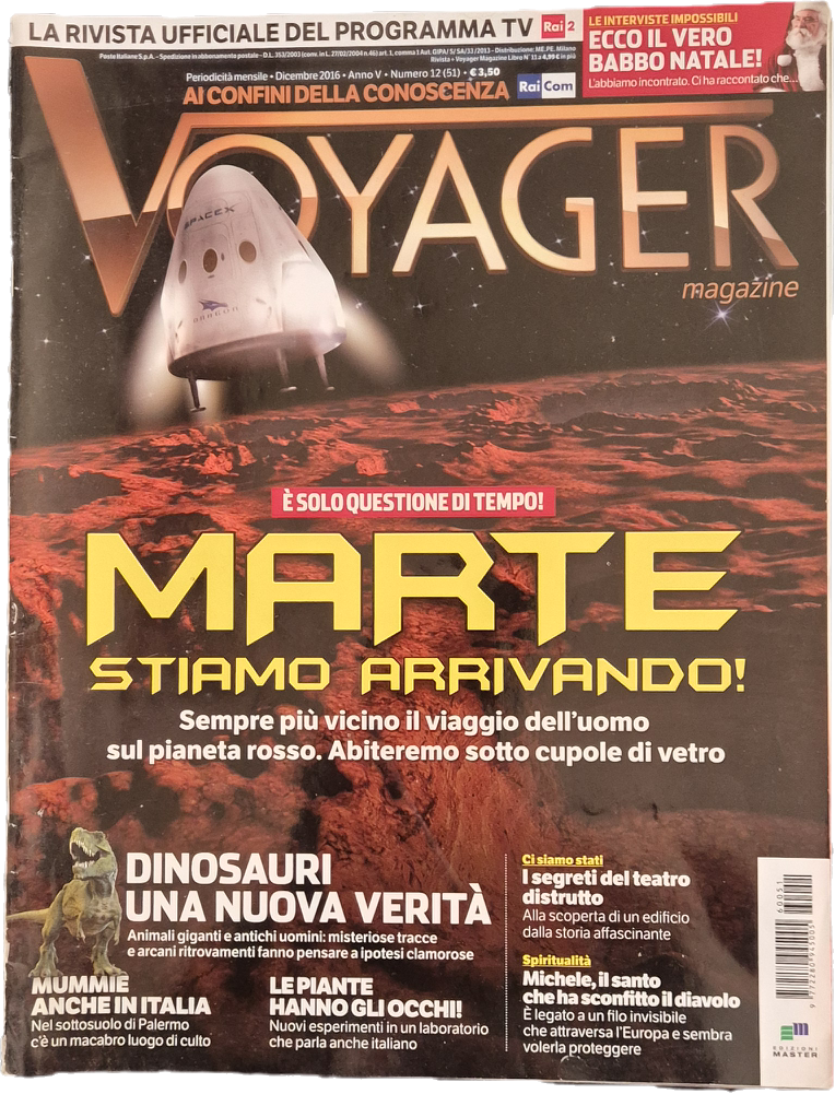 VOYAGER N. 51 -DICEMBRE 2016 - MARTE - OUTLET DEL LIBRO