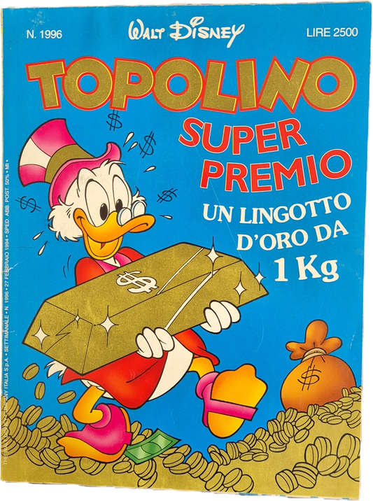 TOPOLINO N. 1996 - 27 FEBBRAIO 1994