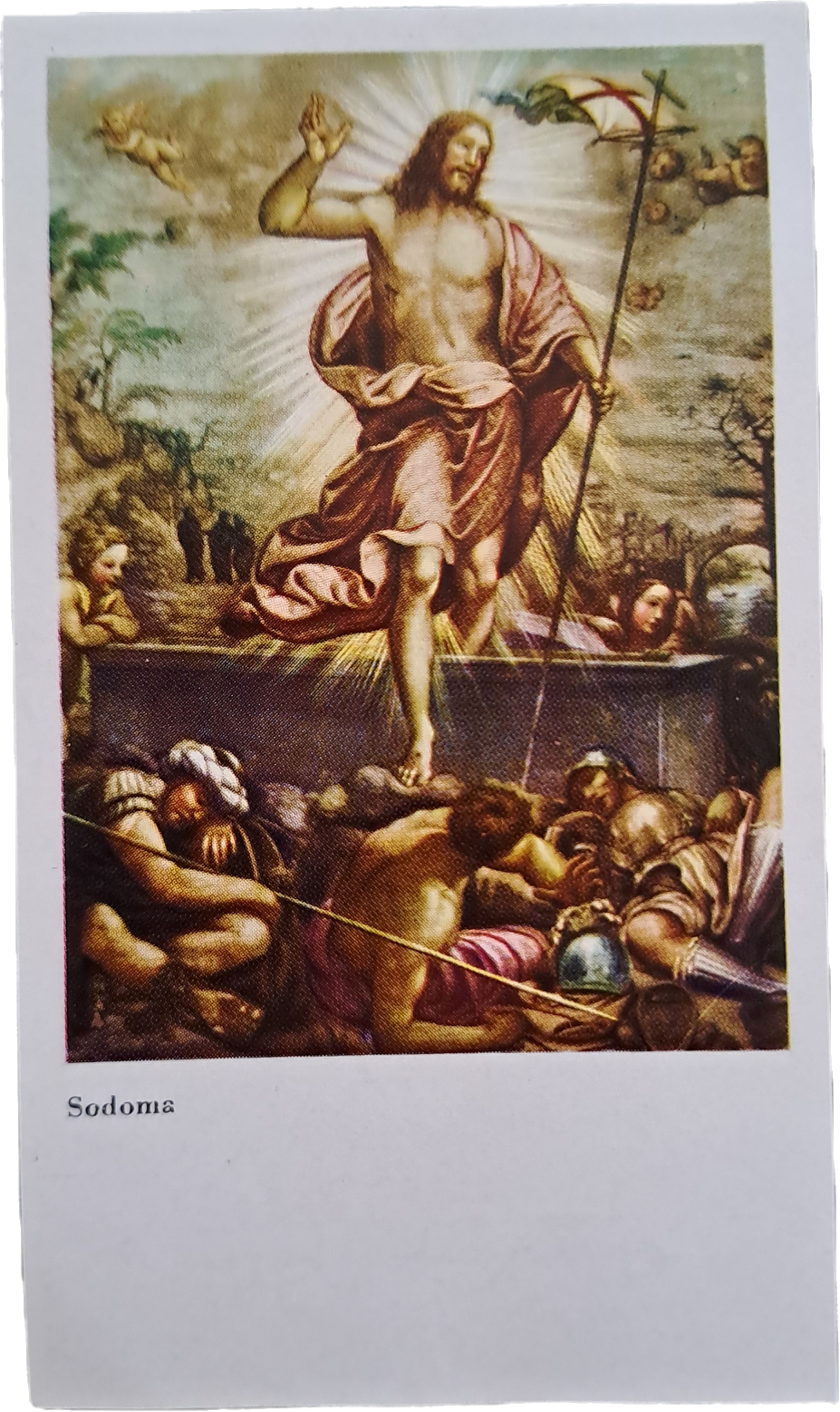 GESU' RISORTO - HOLY CARD
