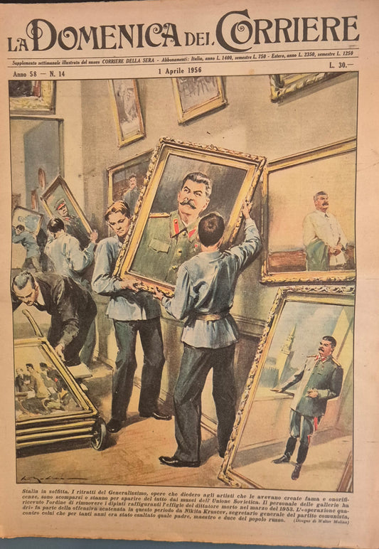 DOMENICA DEL CORRIERE - 1 APRILE 1956