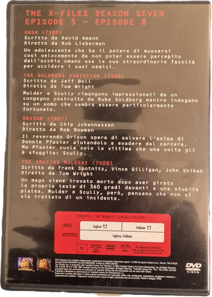 THE X-FILES COLLCTION - STAGIONE SETTE VOLUME 2 - DVD