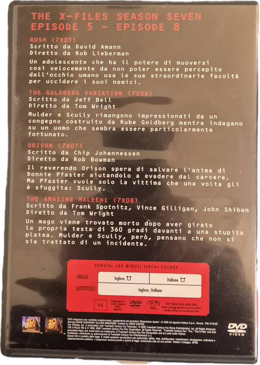 THE X-FILES COLLCTION - STAGIONE SETTE VOLUME 2 - DVD