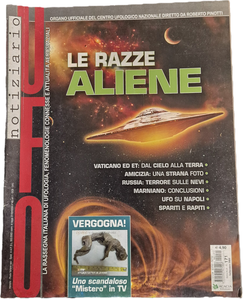 NOTIZIARIO UFO - SETTEMBRE 2009 - LE RAZZE ALIENE