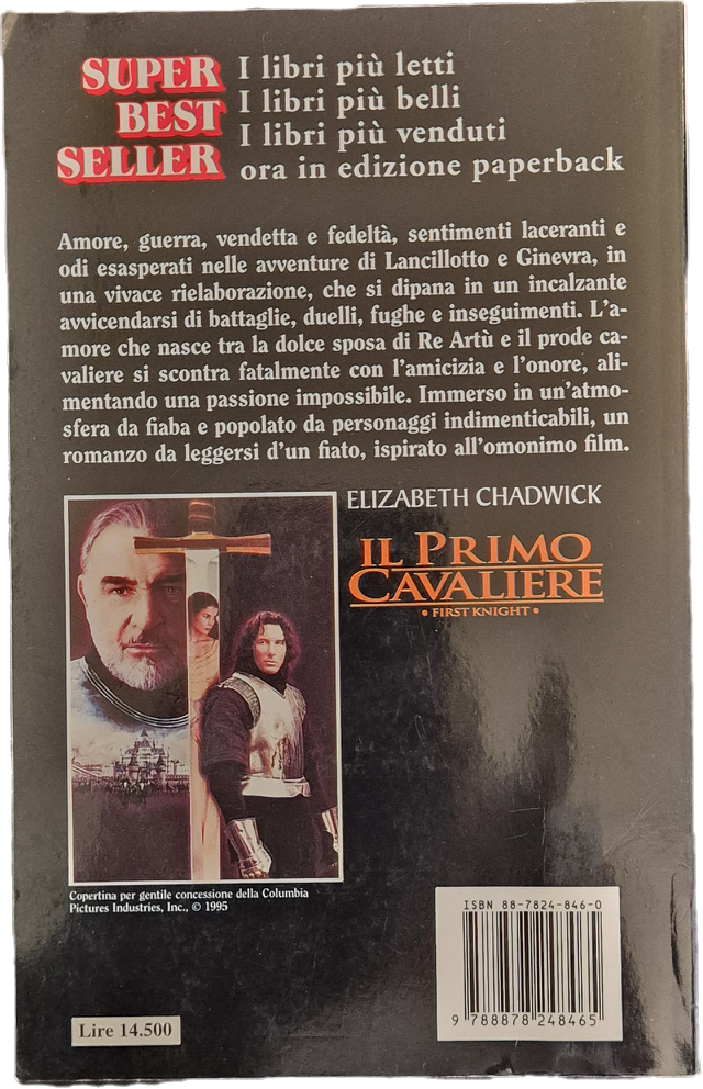 IL PRIMO CAVALIERE - ELIZABETH CHADWICK - SPERLING 1998 - OUTLET DEL LIBRO