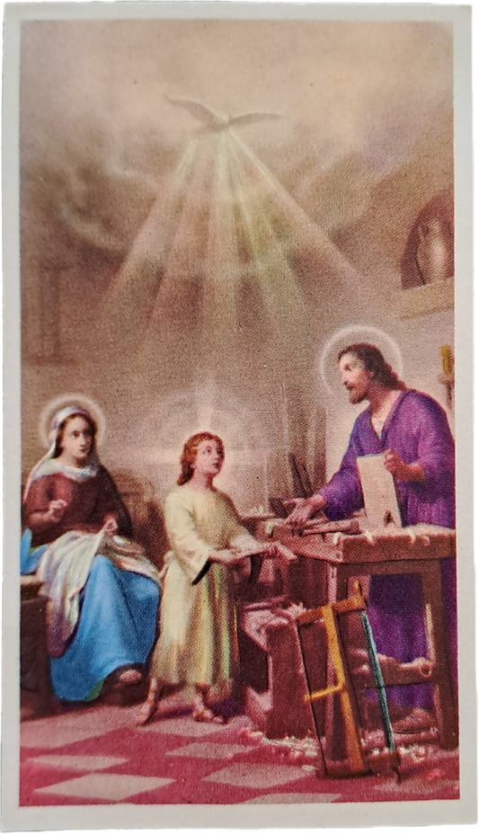 SACRA FAMILIA - HOLY CARD