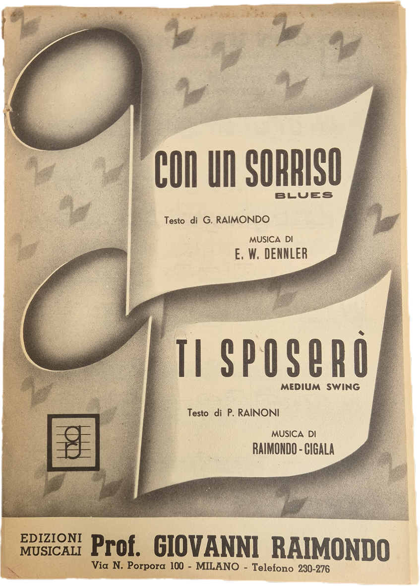 CON UN SORRISO - TI SPOSERO' - SPARTITO-SHEET MUSIV