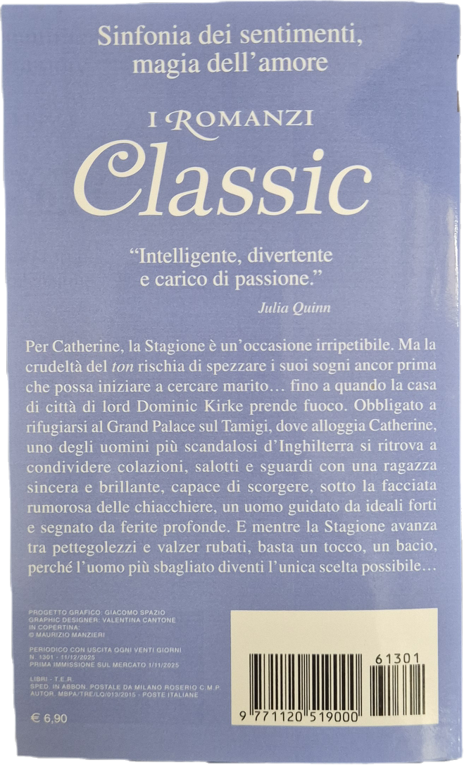 LA STAGIONE DEGLI SCANDALI - JULIE ANNE LONG - MONDADORI 2025 - OUTLET DEL LIBRO