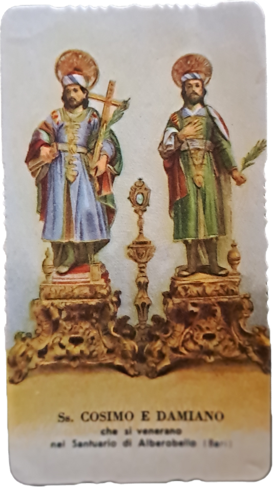SS. COSIMO E DAMIANO - SANTUARIO ALBEROBELLO - HOLY CARD