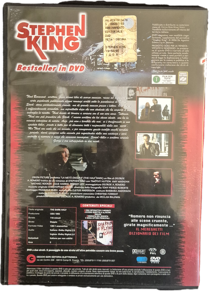 LA META' OSCURA - DVD