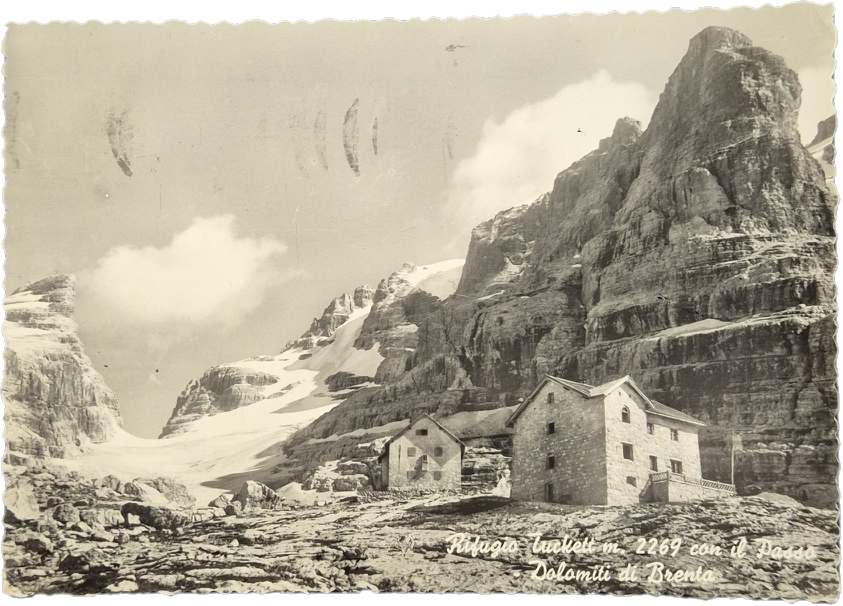 RIFUGIO TUCKETT - DOLOMITI DI BRENTA - V1955 - FG