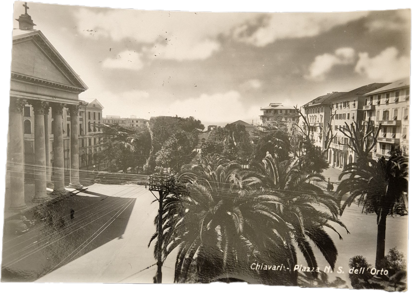 CHIAVARI  - PIAZZA N.S. DELL'ORTO - V1958  - FG