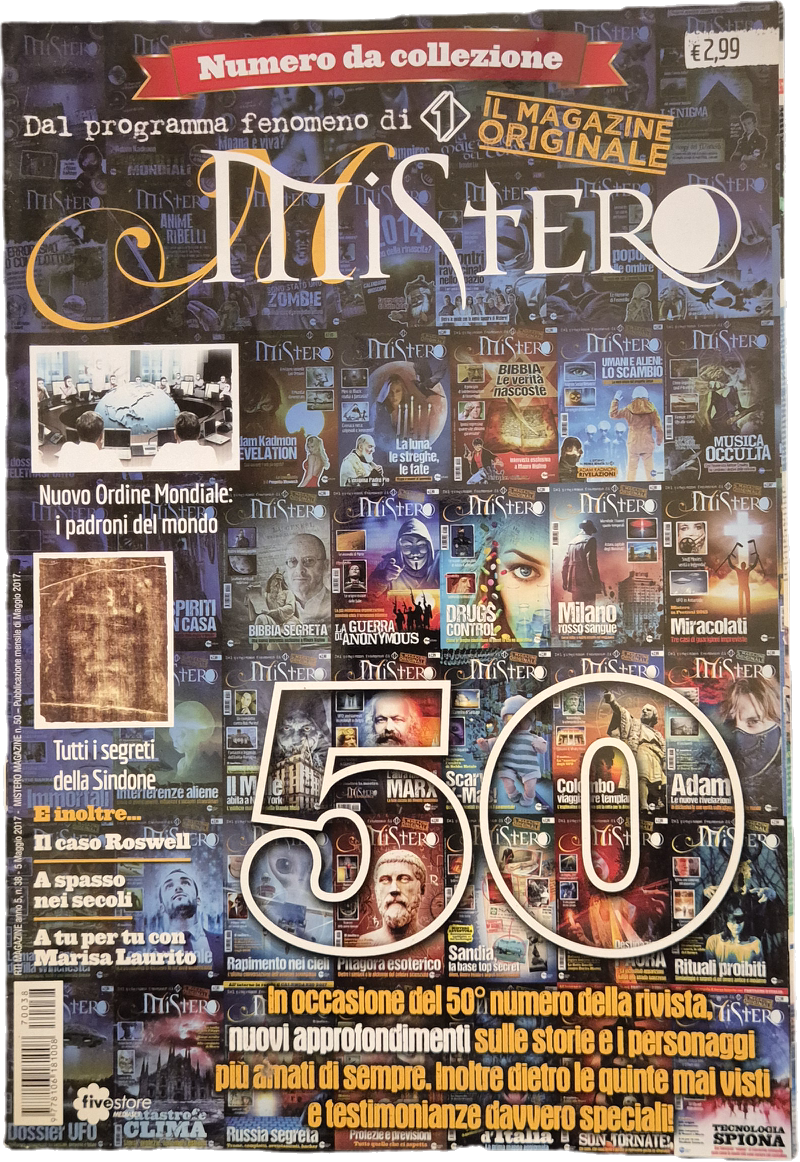 MISTERO N. 38 MAGGIO 2017 - NUOVO ORDINE MONDIALE