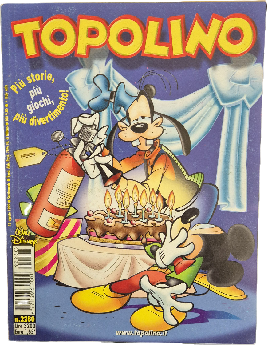 TOPOLINO N. 2280 - 10 AGOSTO 1999