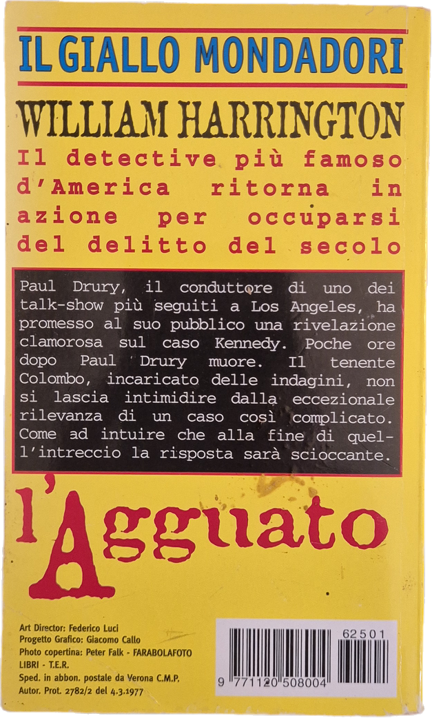 L'AGGUATO - WILLIAM HARRINGTON - GIALLO MONDADORI N. 2501