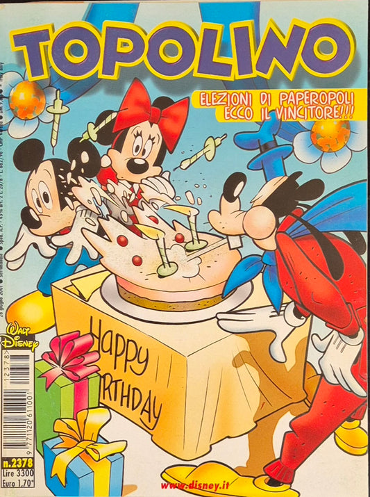 TOPOLINO N. 2378 - 26 GIUGNO 2001