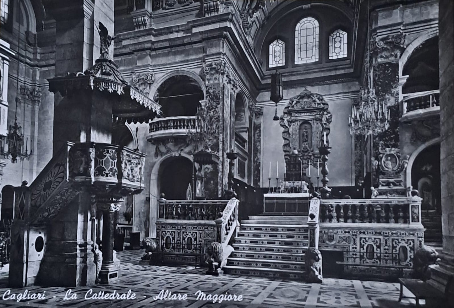 CAGLIARI - CATTEDRALE - ALTARE MAGGIORE - NV - FG (Copia)