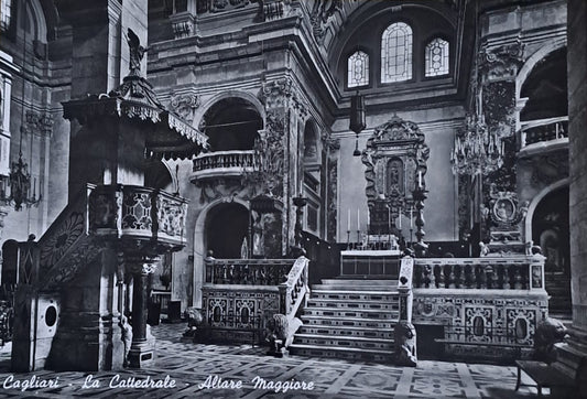 CAGLIARI - LA CATTEDRALE - ALTARE MAGGIORE - NV - FG (Copia)