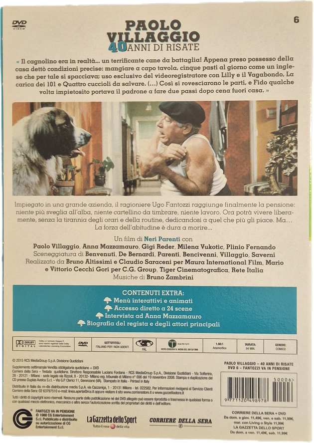 FANTOZZI VA IN PENSIONE - DVD