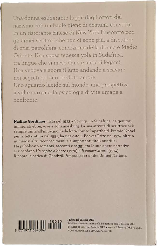 UNA DONNA FRIVOLA - NADINE GORDIMER - SOLE 24 ORE 2011 - OUTLET DEL LIBRO