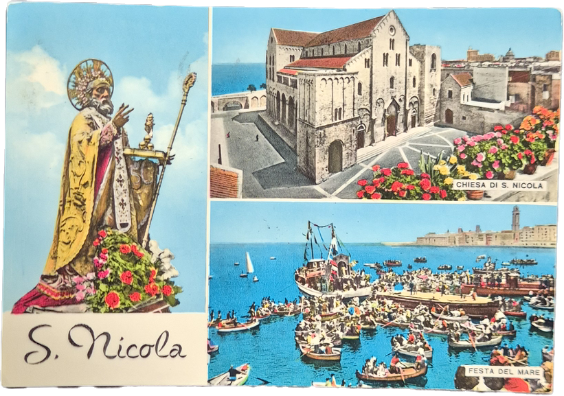 BARI DUE VEDUTE CON SANTO - V1960 - FG