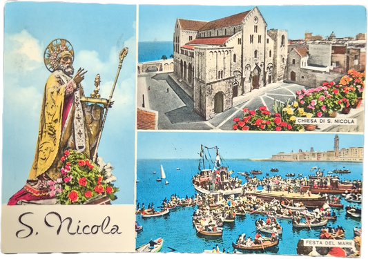 BARI DUE VEDUTE CON SANTO - V1960 - FG