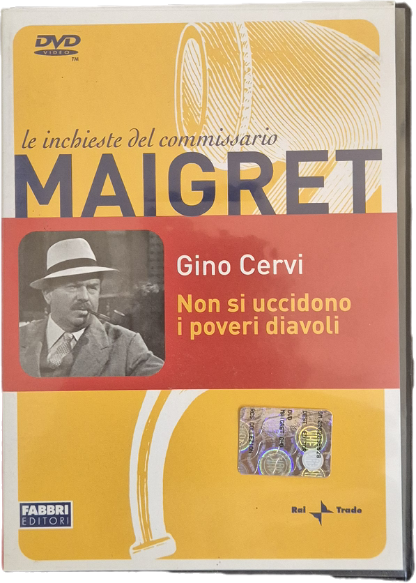 NON SI UCCIDONO I POVERI DIAVOLI - MAIGRET - GINO CERVI - DVD