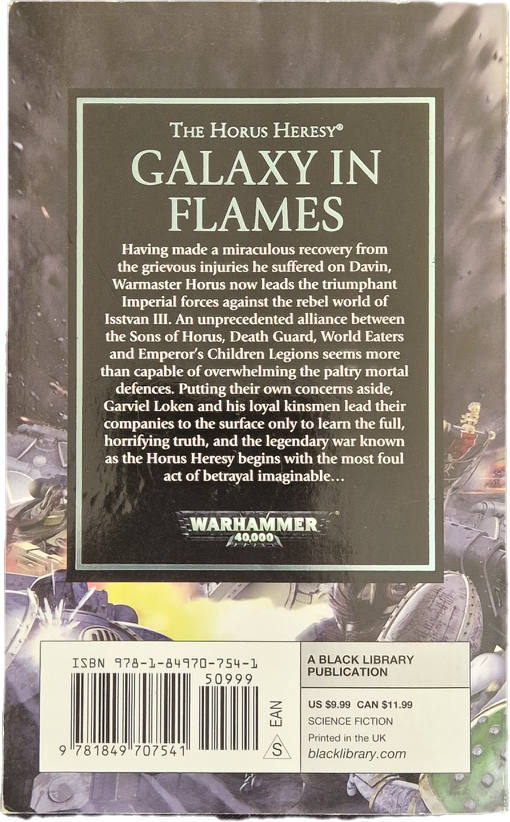 GALAXI IN FLAMES - BEN COUNTER - ENGLISH TEXT