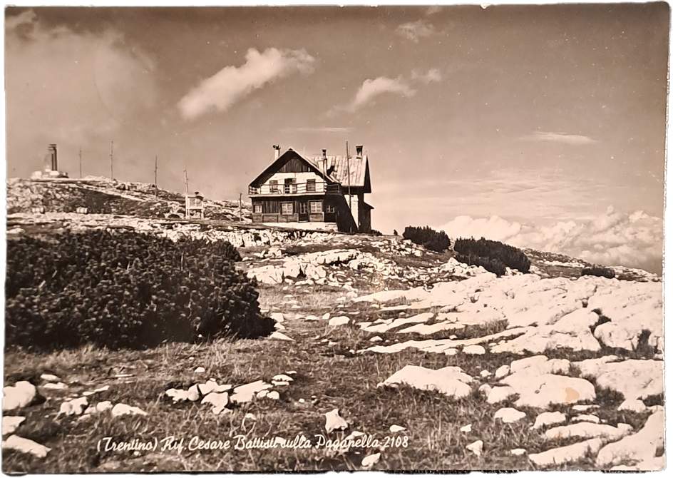 RIFUGIO CESARE TRENTINI SULLA PAGANELLA - V1954 - FG