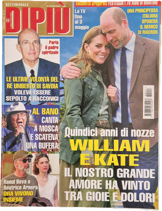 DI PIU' 1 MAGGIO 2026 - RE UMBERTO  - AL BANO - RAUL BOVA-OUTLET DEL LIBRO