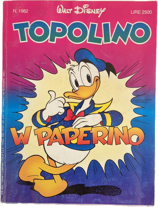 TOPOLINO N. 1982 - 24 NOVEMBRE 1993